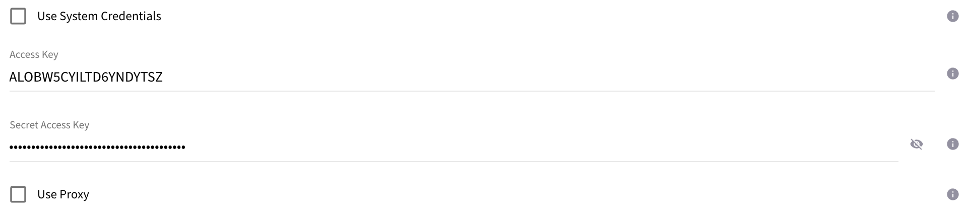 AWS Account Credentials