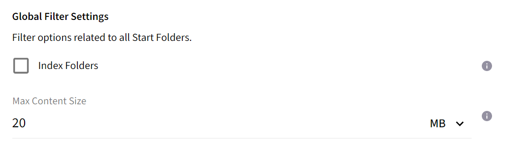 File System Filter Configuration